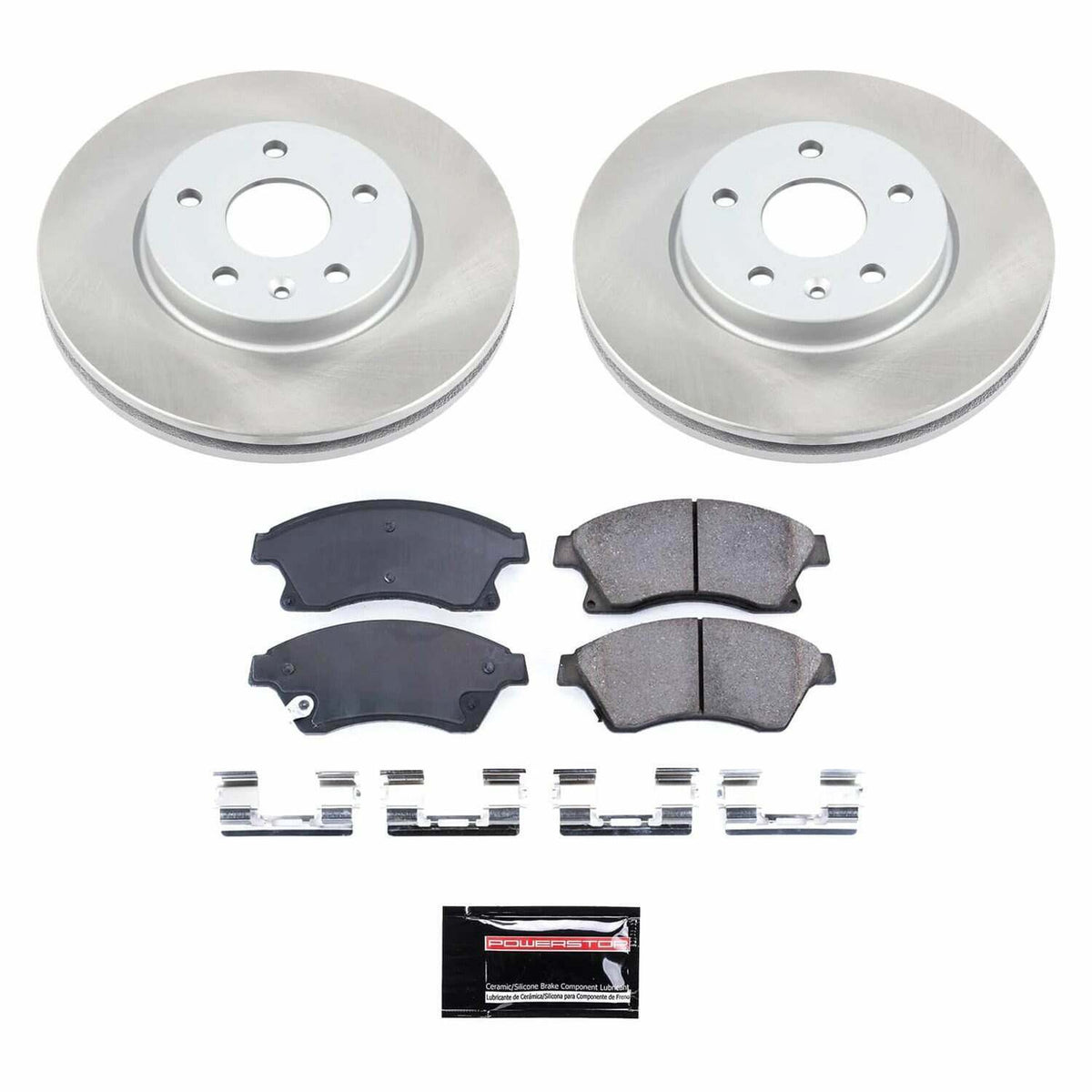 Power Stop 12-17 Chevrolet Sonic Front Semi-Coated Rotor Kit - SC5550
