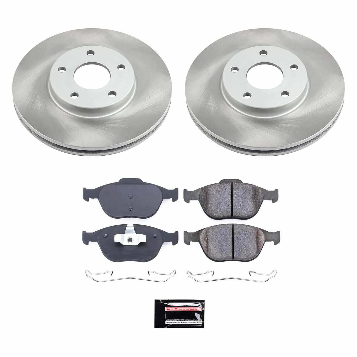 Power Stop 10-13 Ford Transit Connect Front Semi-Coated Rotor Kit - SC5580