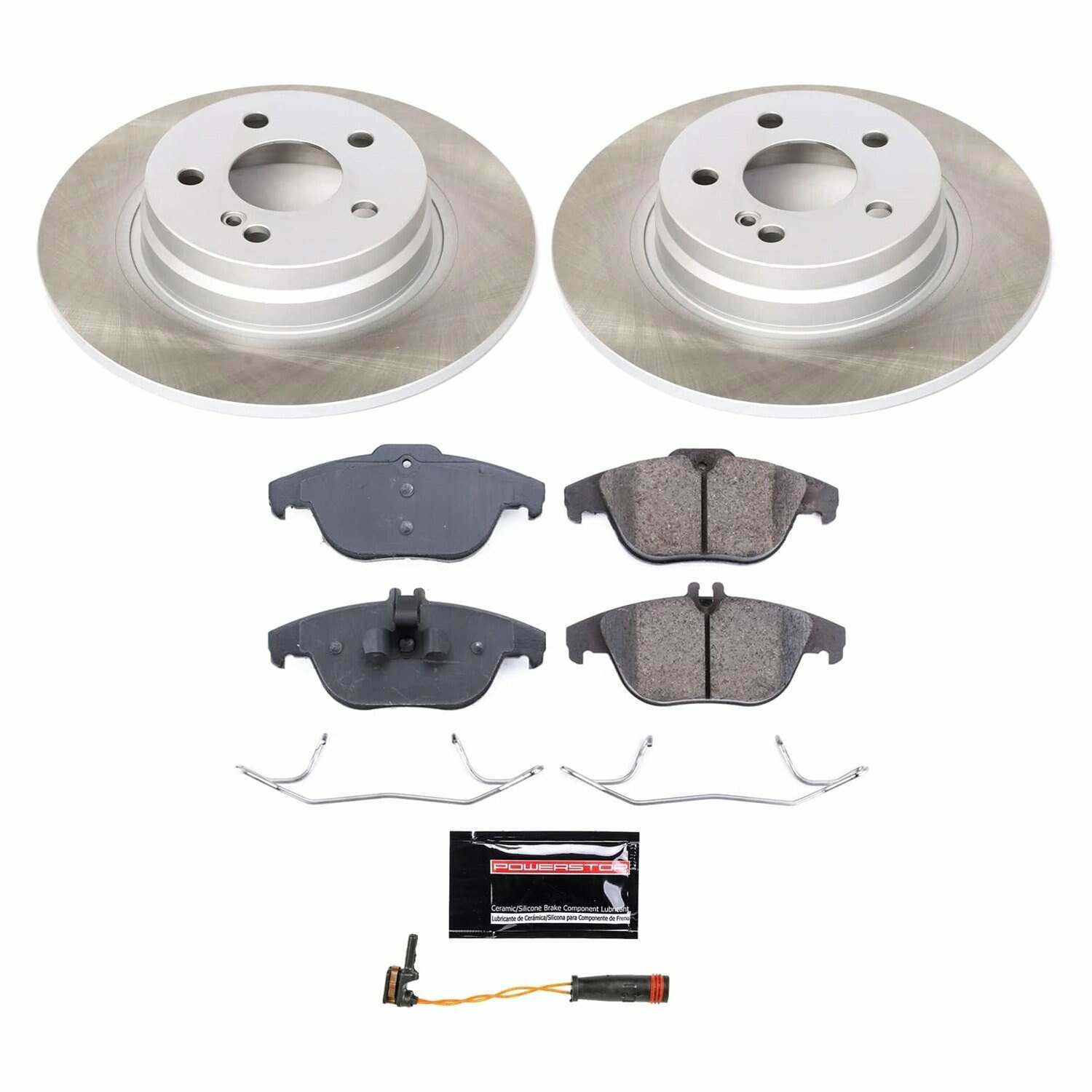 Power Stop 08-12 Mercedes-Benz C300 Rear Semi-Coated Rotor Kit - SC5625