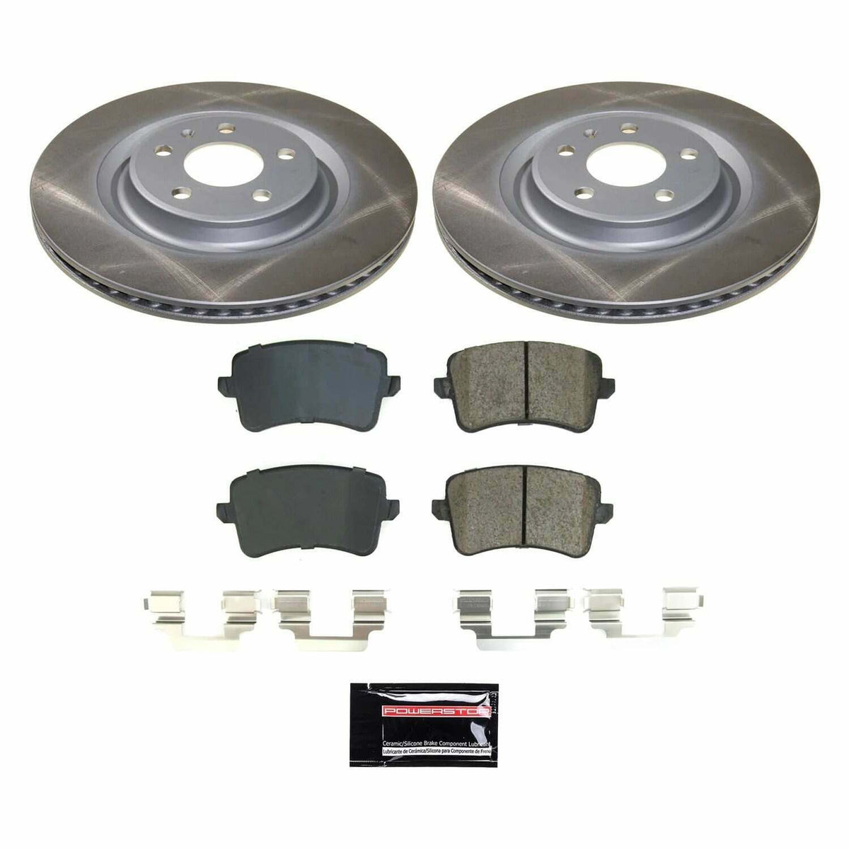 Power Stop 14-17 Audi SQ5 Rear Semi-Coated Rotor Kit - SC5678