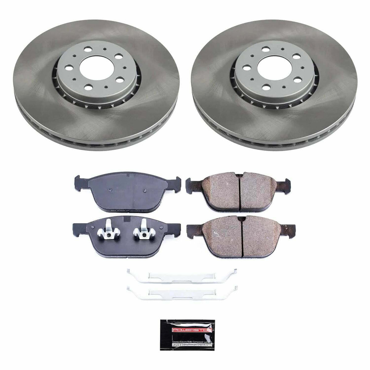 Power Stop 03-14 Volvo XC90 Front Semi-Coated Rotor Kit - SC5707