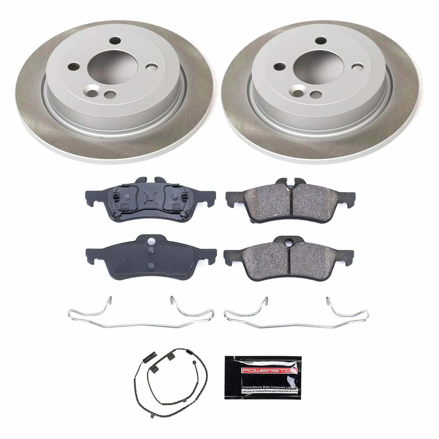 Power Stop 02-06 Mini Cooper Rear Semi-Coated Rotor Kit - SC5726