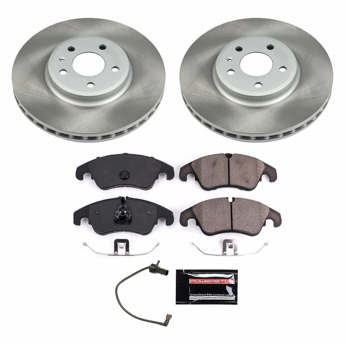 Power Stop 09-11 Audi Q5 Front Semi-Coated Rotor Kit - SC5752
