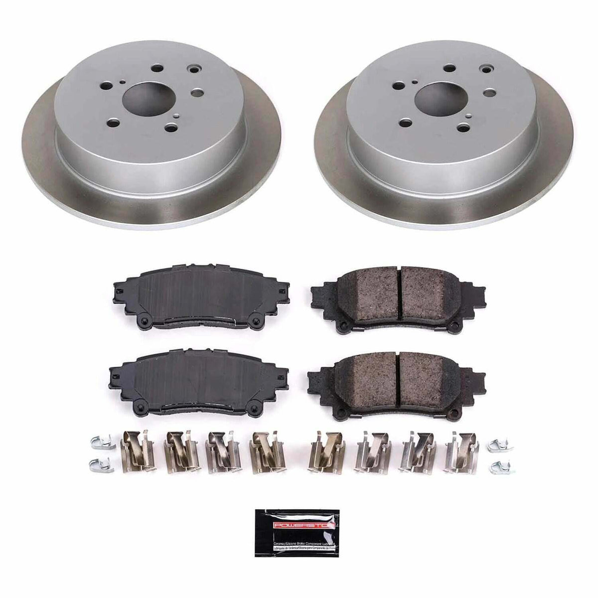 Power Stop 11-20 Toyota Sienna Rear Semi-Coated Rotor Kit - SC5864