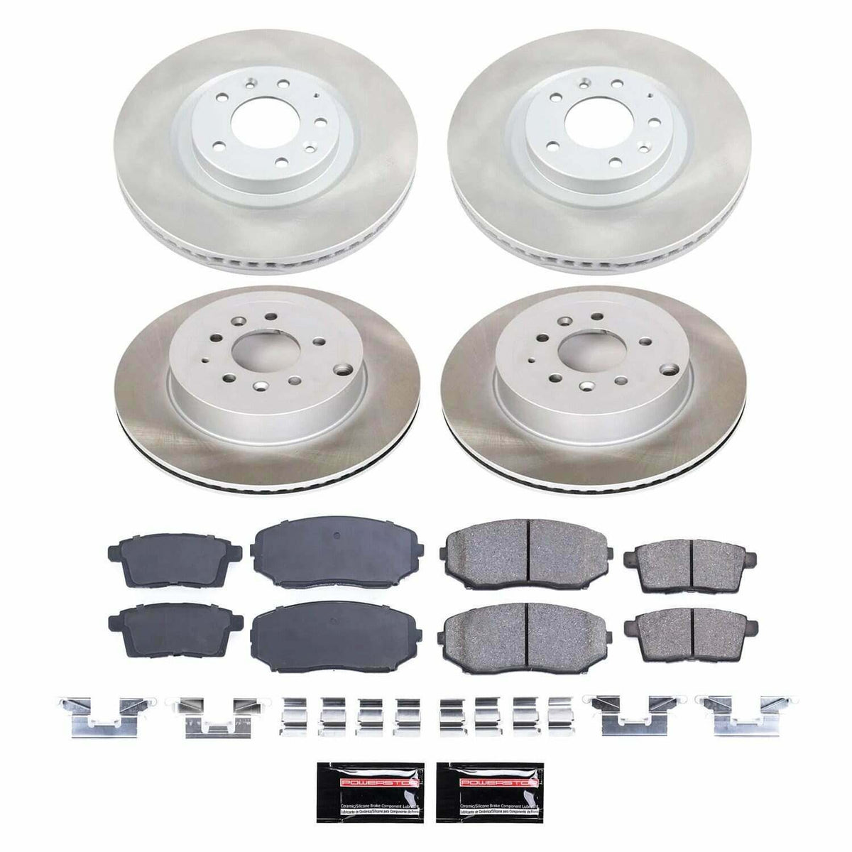 Power Stop 07-15 Mazda CX-9 Front and Rear Semi-Coated Rotor Kit - SC5879