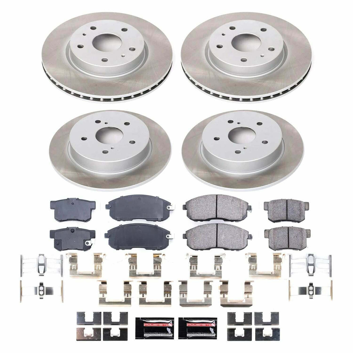 Power Stop 07-13 Suzuki SX4 Front and Rear Semi-Coated Rotor Kit - SC5888