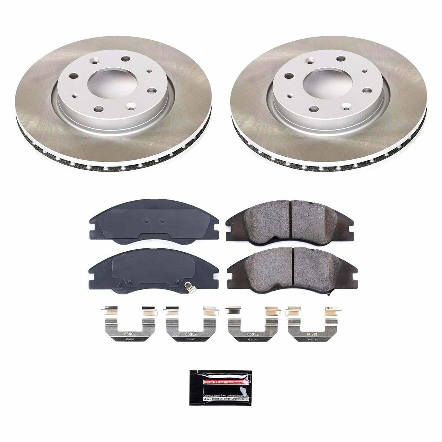 Power Stop 05-09 Kia Spectra5 Front Semi-Coated Rotor Kit - SC5903