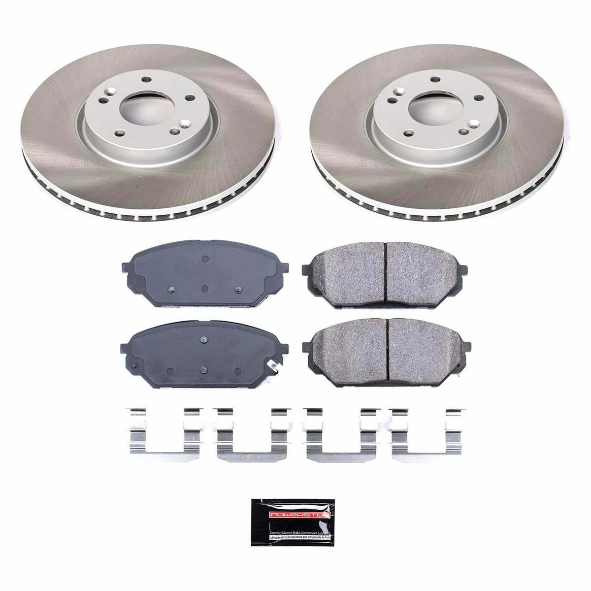 Power Stop 07-12 Hyundai Veracruz Front Semi-Coated Rotor Kit - SC5918
