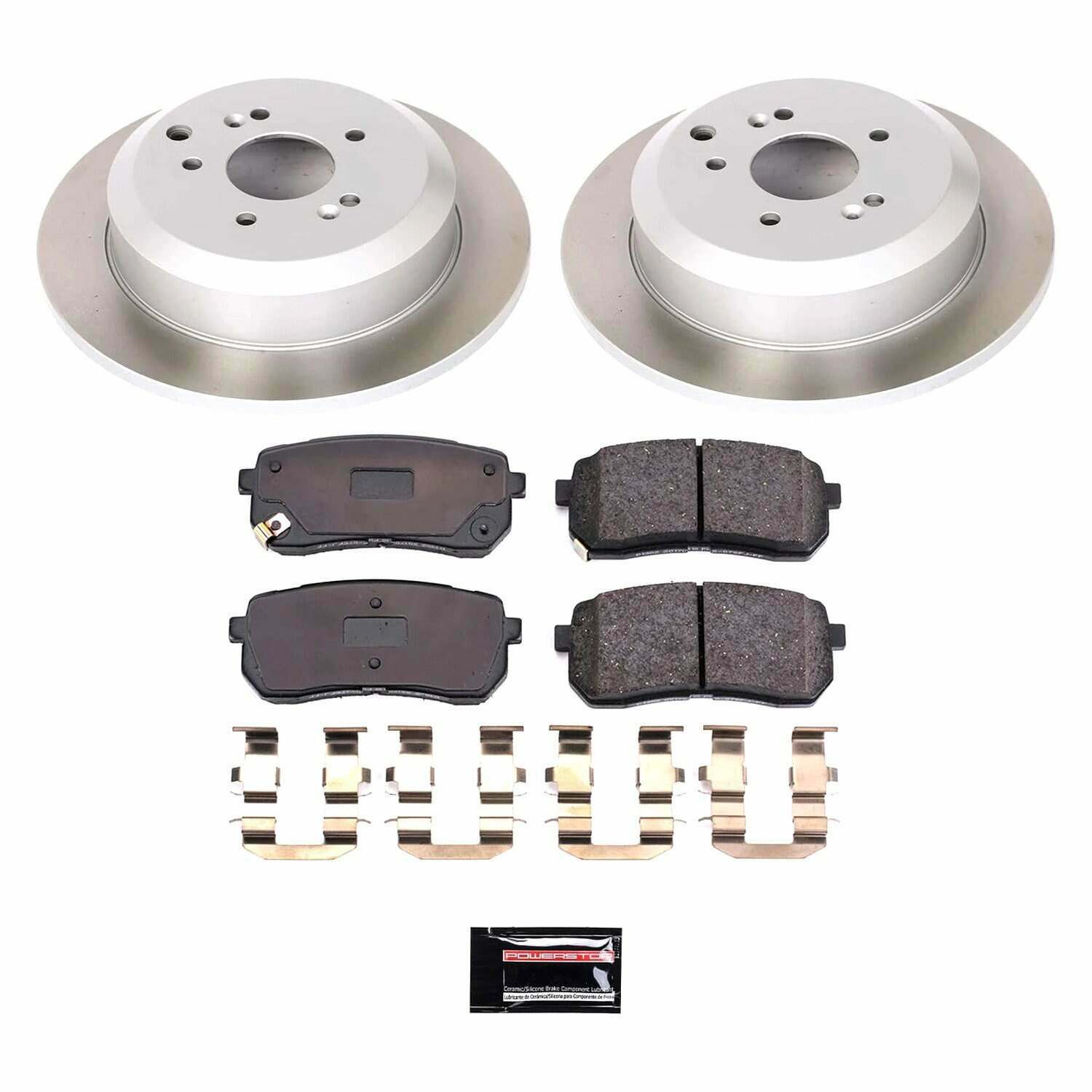 Power Stop 07-12 Hyundai Veracruz Rear Semi-Coated Rotor Kit - SC5920
