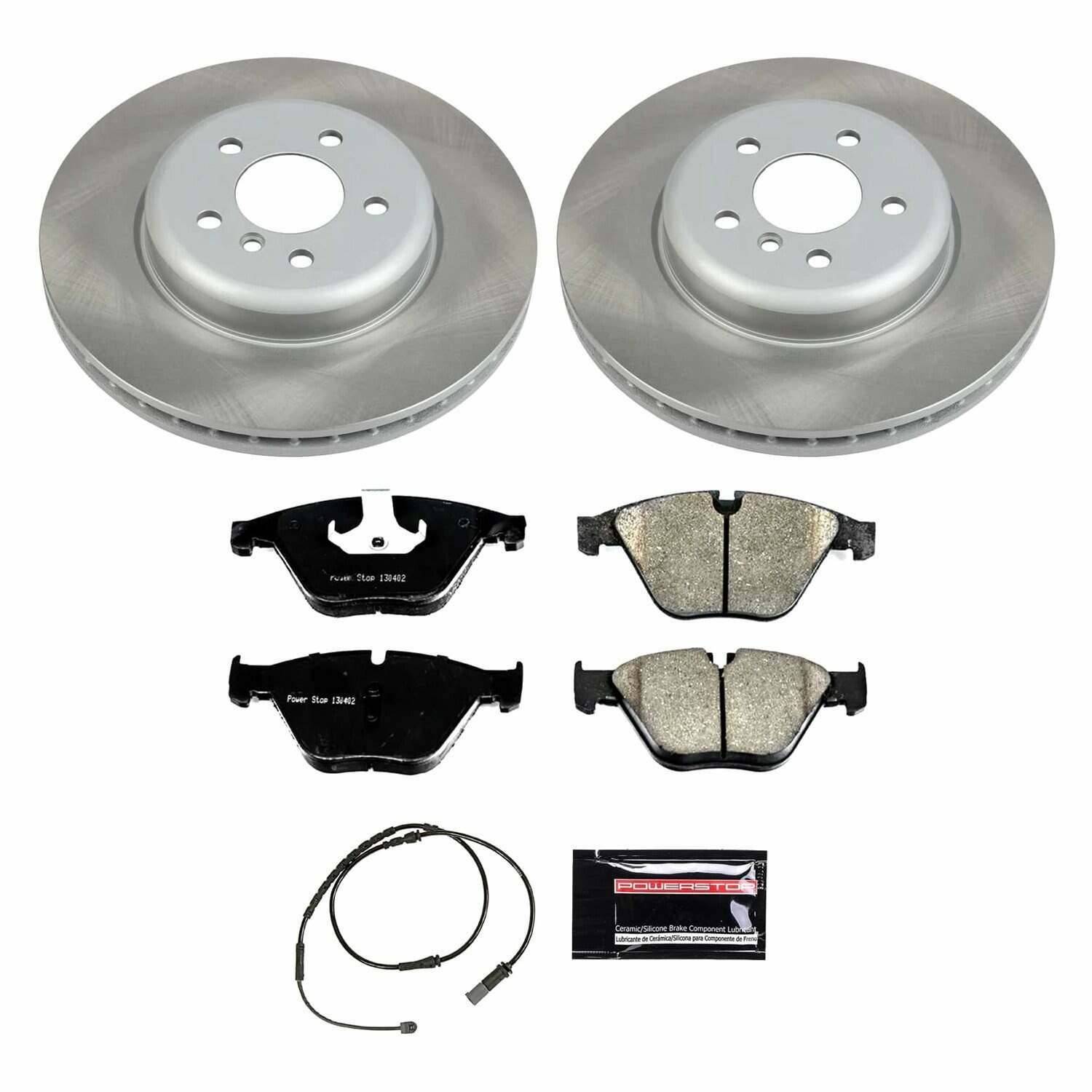Power Stop 12-16 BMW ActiveHybrid 5 Front Semi-Coated Rotor Kit - SC6020