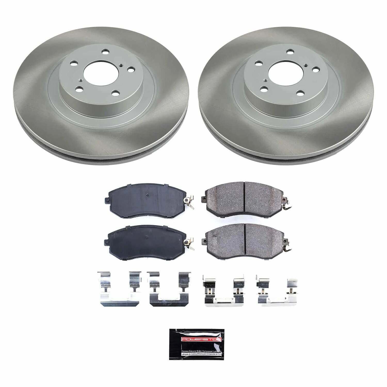 Power Stop 22-23 Toyota GR86 Front Semi-Coated Rotor Kit - SC6082
