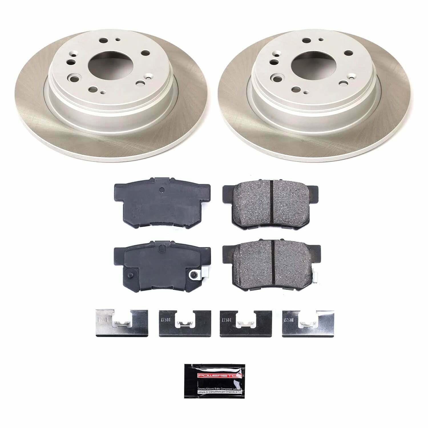 Power Stop 02-04 Honda CR-V Rear Semi-Coated Rotor Kit - SC6172