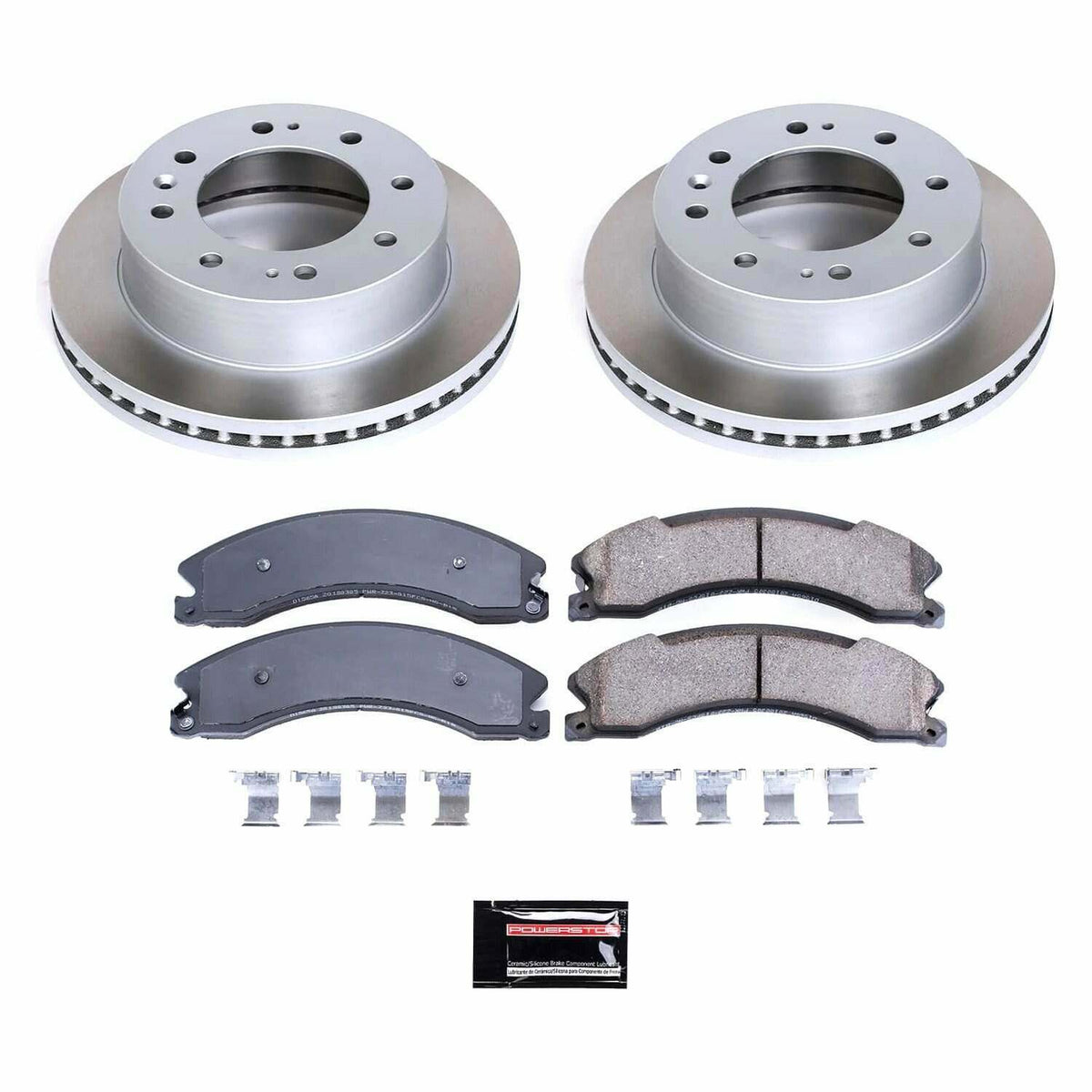 Power Stop 12-19 GMC Sierra 3500 HD Front Semi-Coated Rotor Kit - SC6258