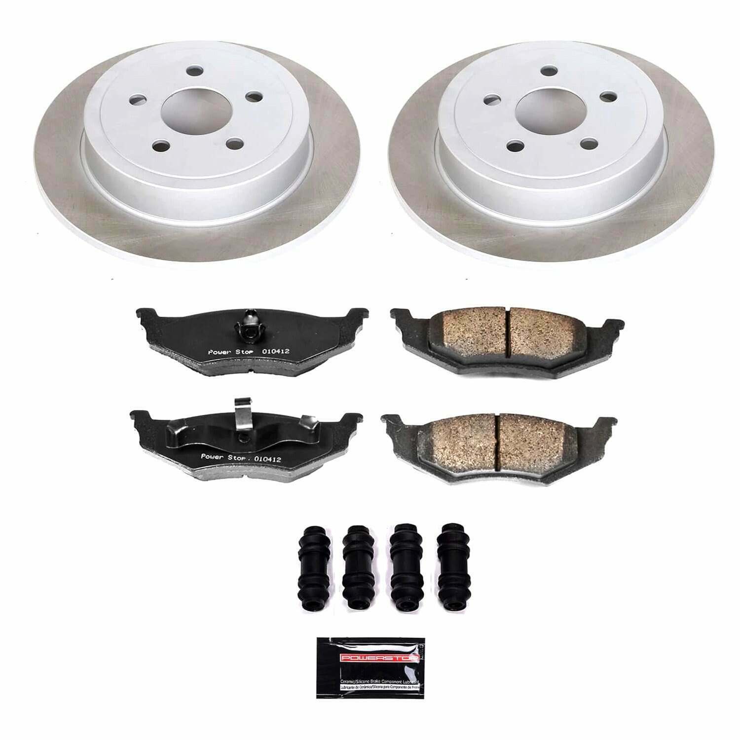 Power Stop 96-06 Chrysler Sebring Rear Semi-Coated Rotor Kit - SC6266