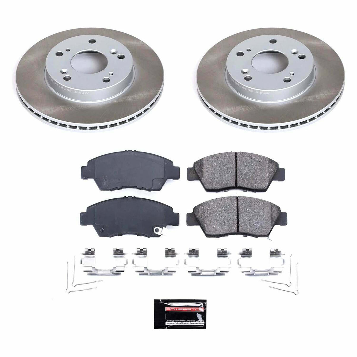 Power Stop 12-15 Honda Civic Front Semi-Coated Rotor Kit - SC6317