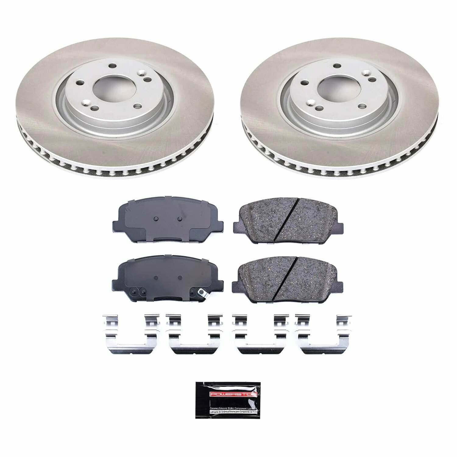 Power Stop 11-15 Kia Optima Front Semi-Coated Rotor Kit - SC6324