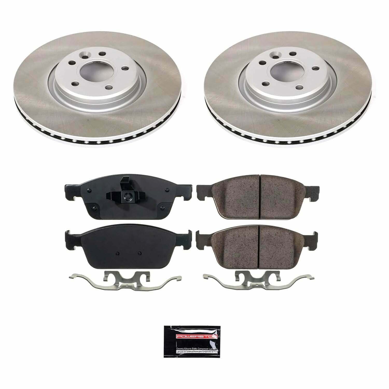 Power Stop 14-18 Ford Transit Connect Front Semi-Coated Rotor Kit - SC6349