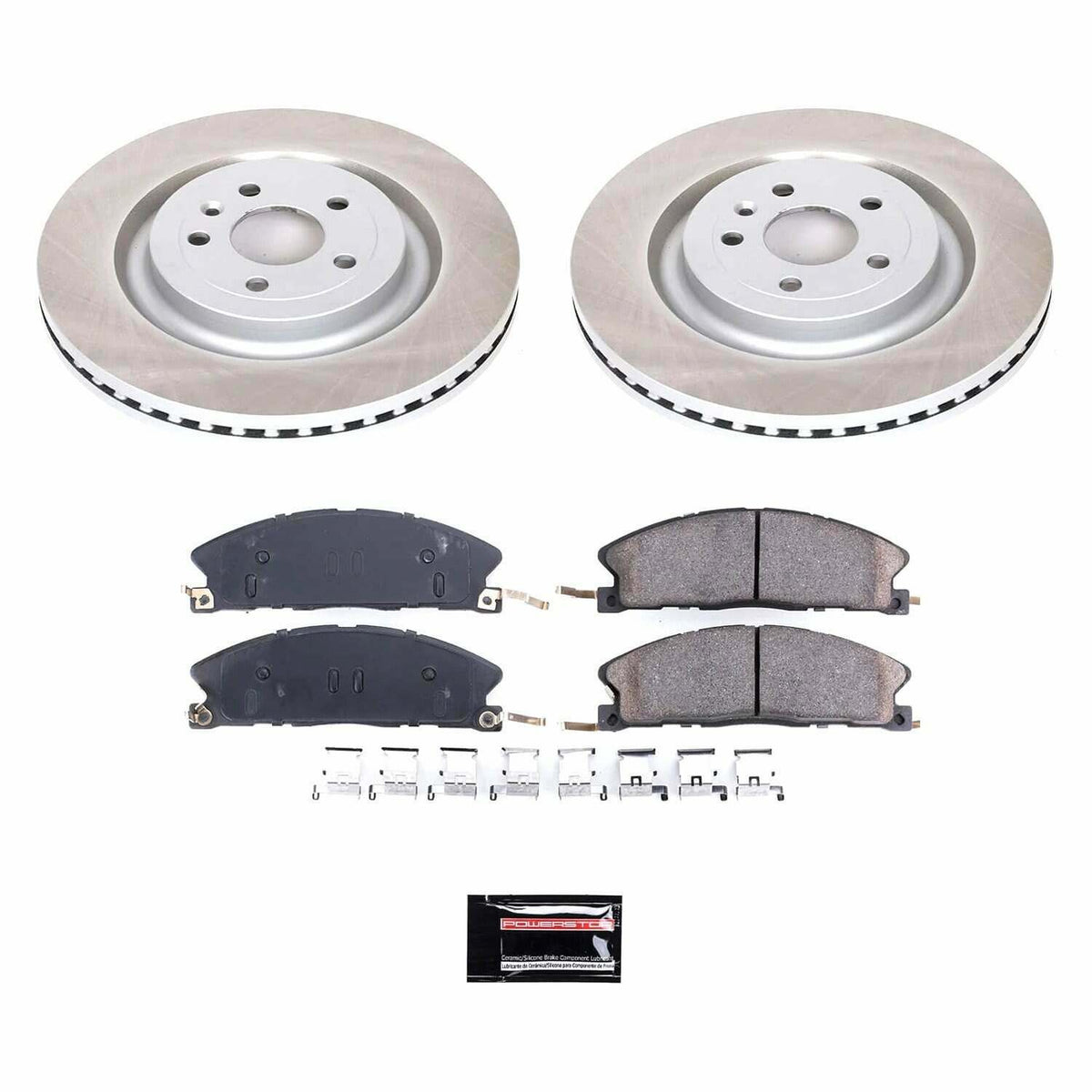 Power Stop 13-19 Lincoln MKT Front Semi-Coated Rotor Kit - SC6374