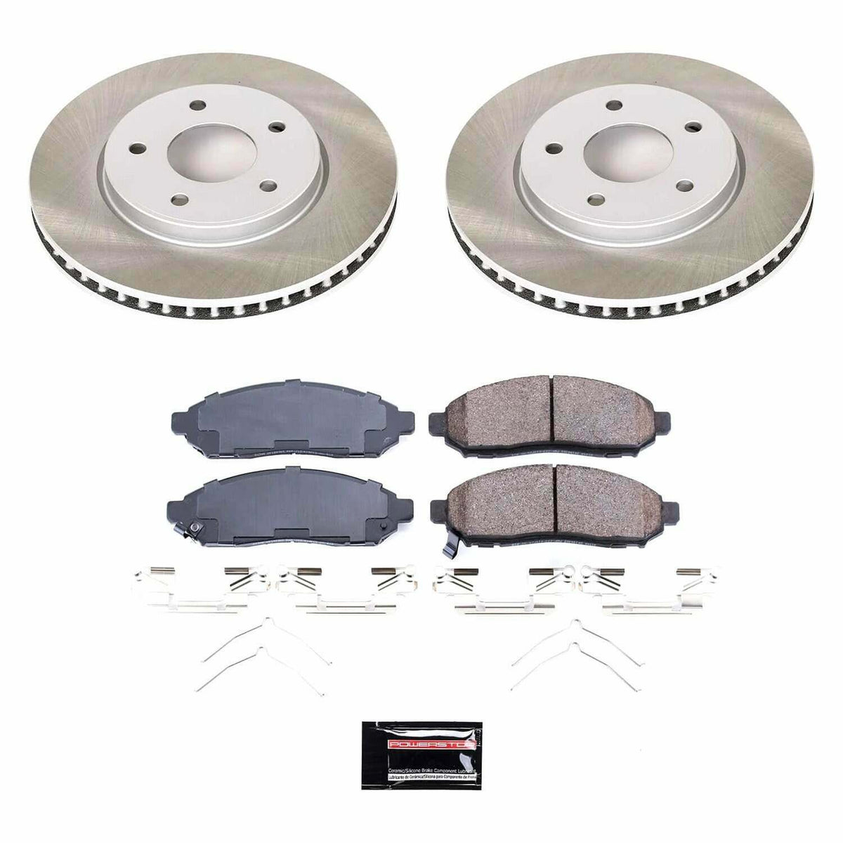 Power Stop 13-21 Nissan NV200 Front Semi-Coated Rotor Kit - SC6492