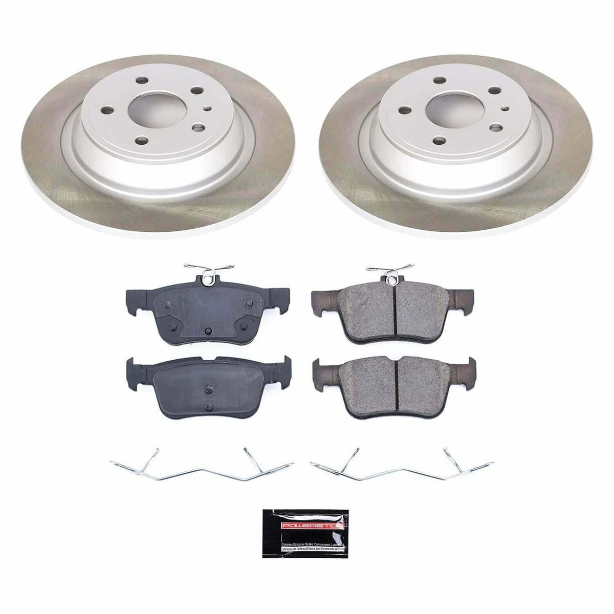 Power Stop 13-16 Lincoln MKZ Rear Semi-Coated Rotor Kit - SC6559