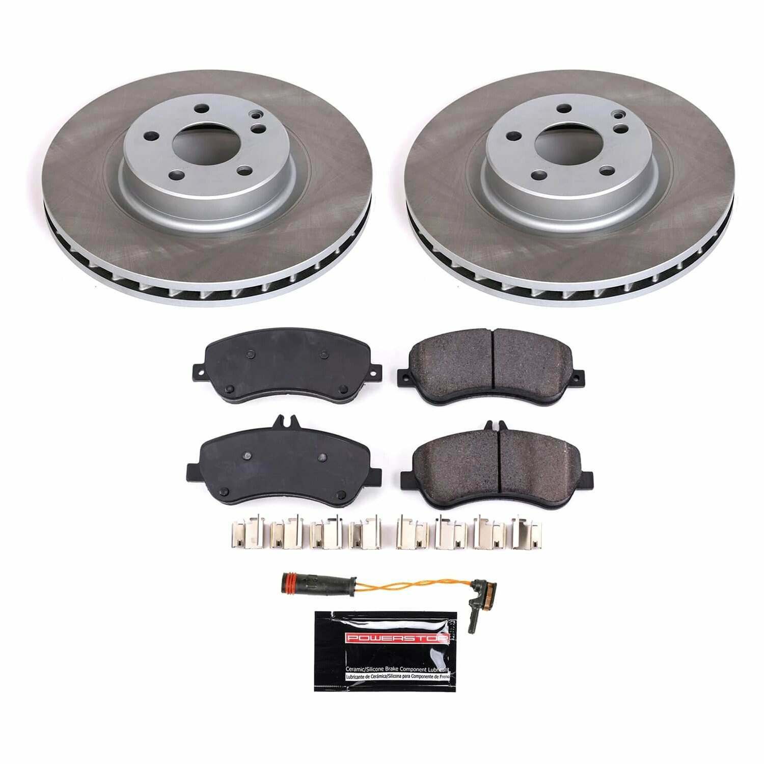 Power Stop 10-15 Mercedes-Benz GLK350 Front Semi-Coated Rotor Kit - SC6603