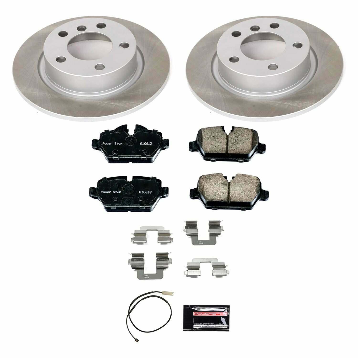Power Stop 13-16 Mini Cooper Paceman Rear Semi-Coated Rotor Kit - SC6664