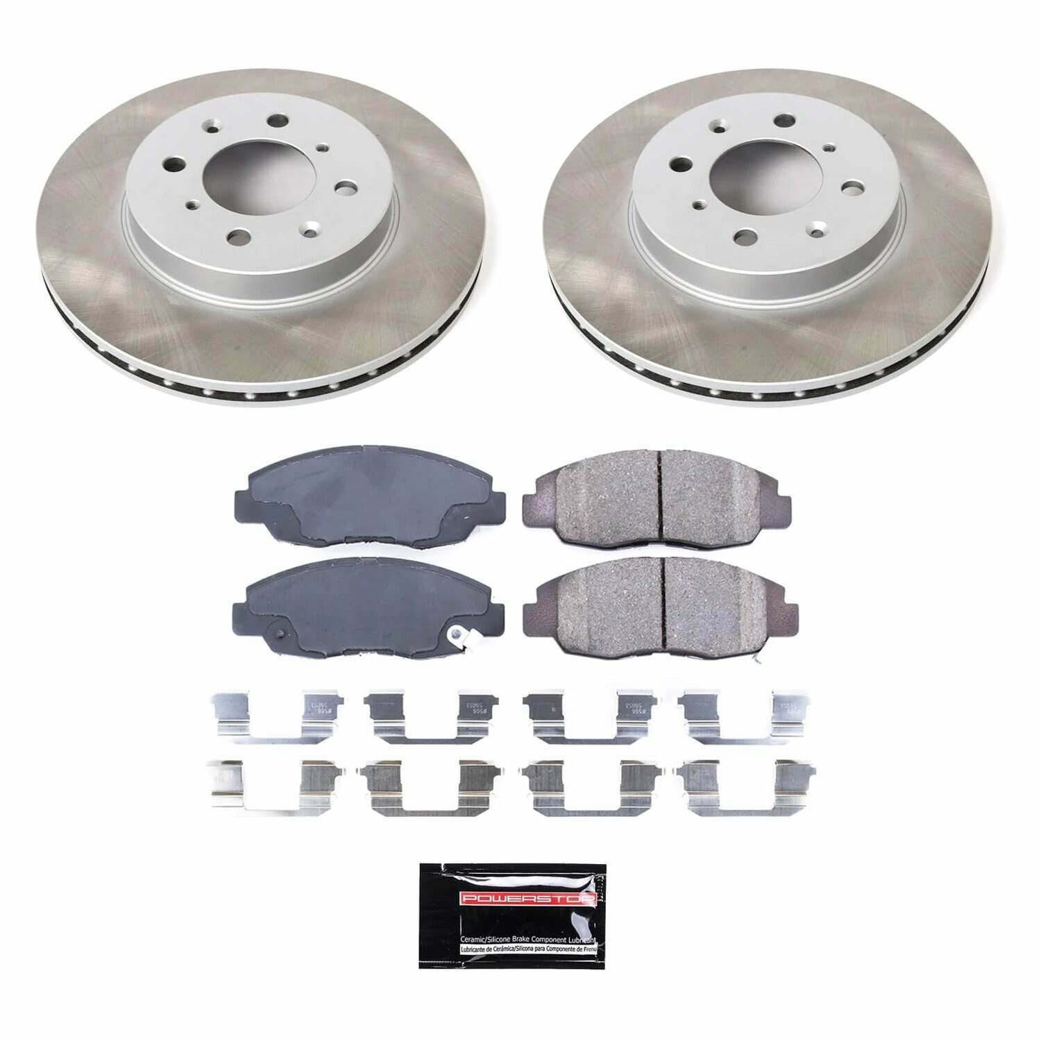 Power Stop 10-14 Honda Insight Front Semi-Coated Rotor Kit - SC690