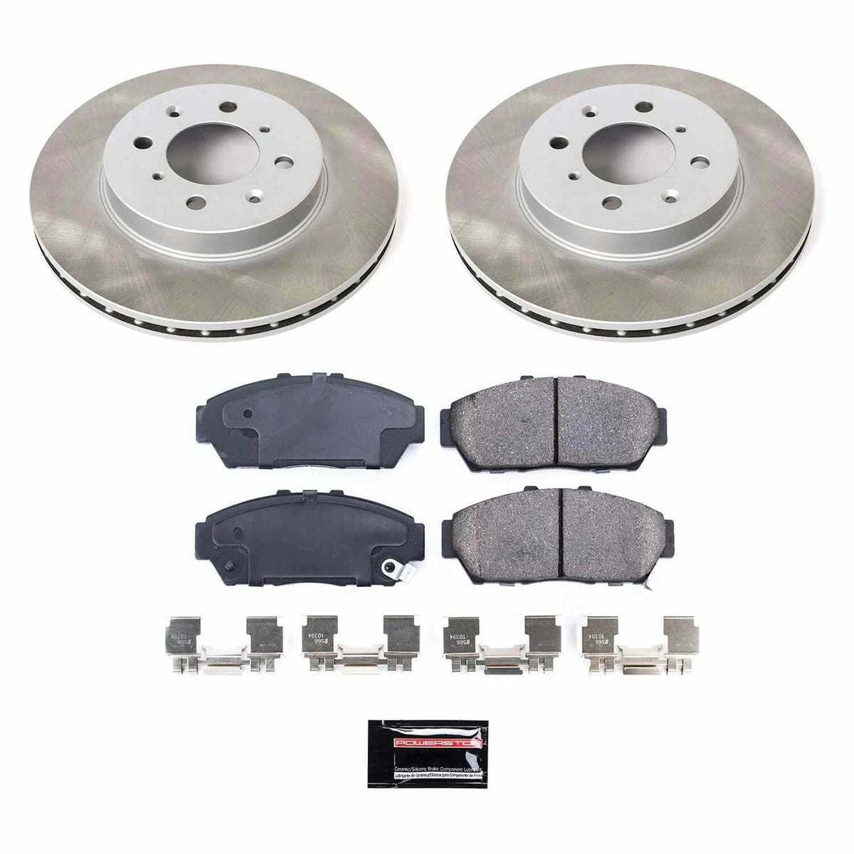 Power Stop 93-95 Honda Civic Front Semi-Coated Rotor Kit - SC692