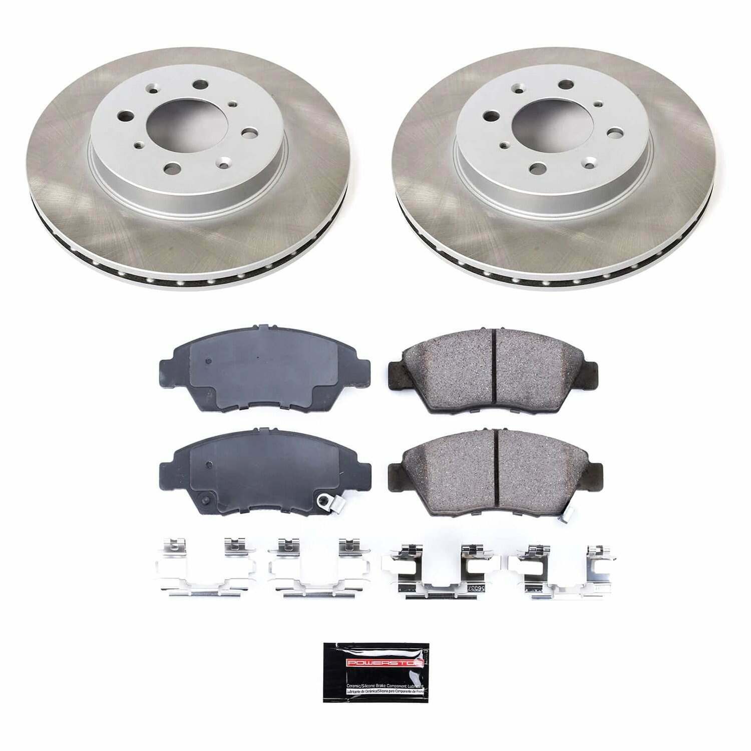 Power Stop 07-08 Honda Fit Front Semi-Coated Rotor Kit - SC694