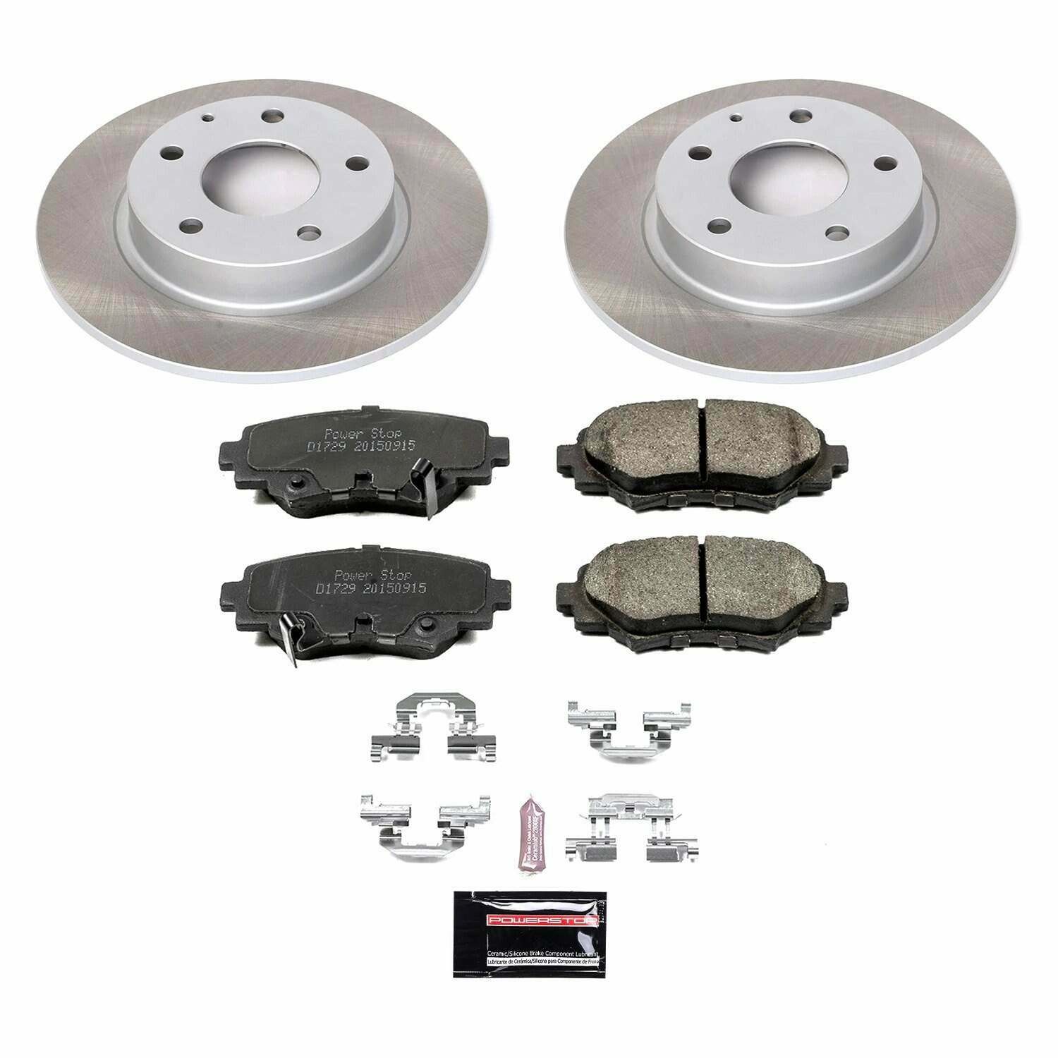 Power Stop 14-16 Mazda 3 Rear Semi-Coated Rotor Kit - SC6963