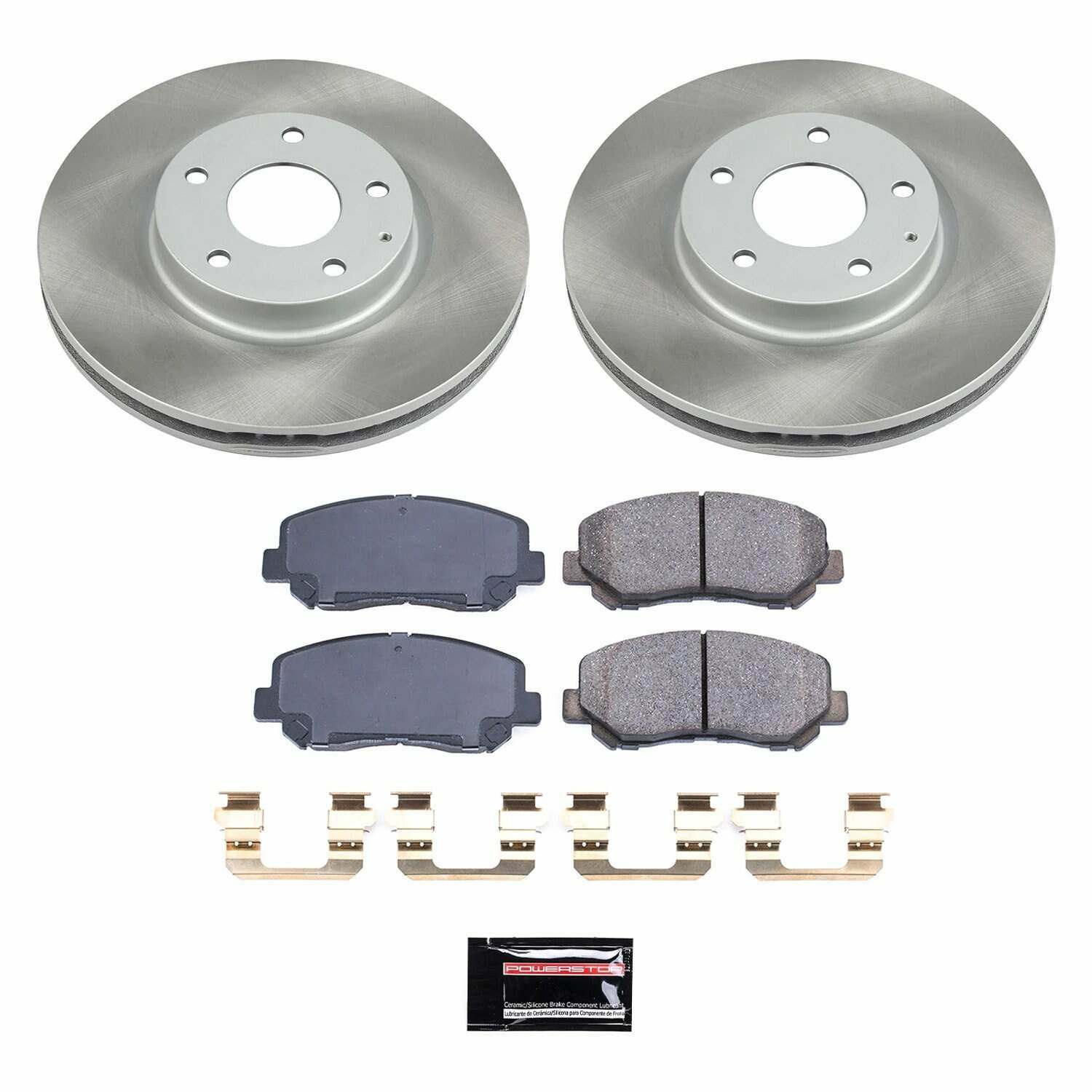 Power Stop 13-15 Mazda CX-5 Front Semi-Coated Rotor Kit - SC6967