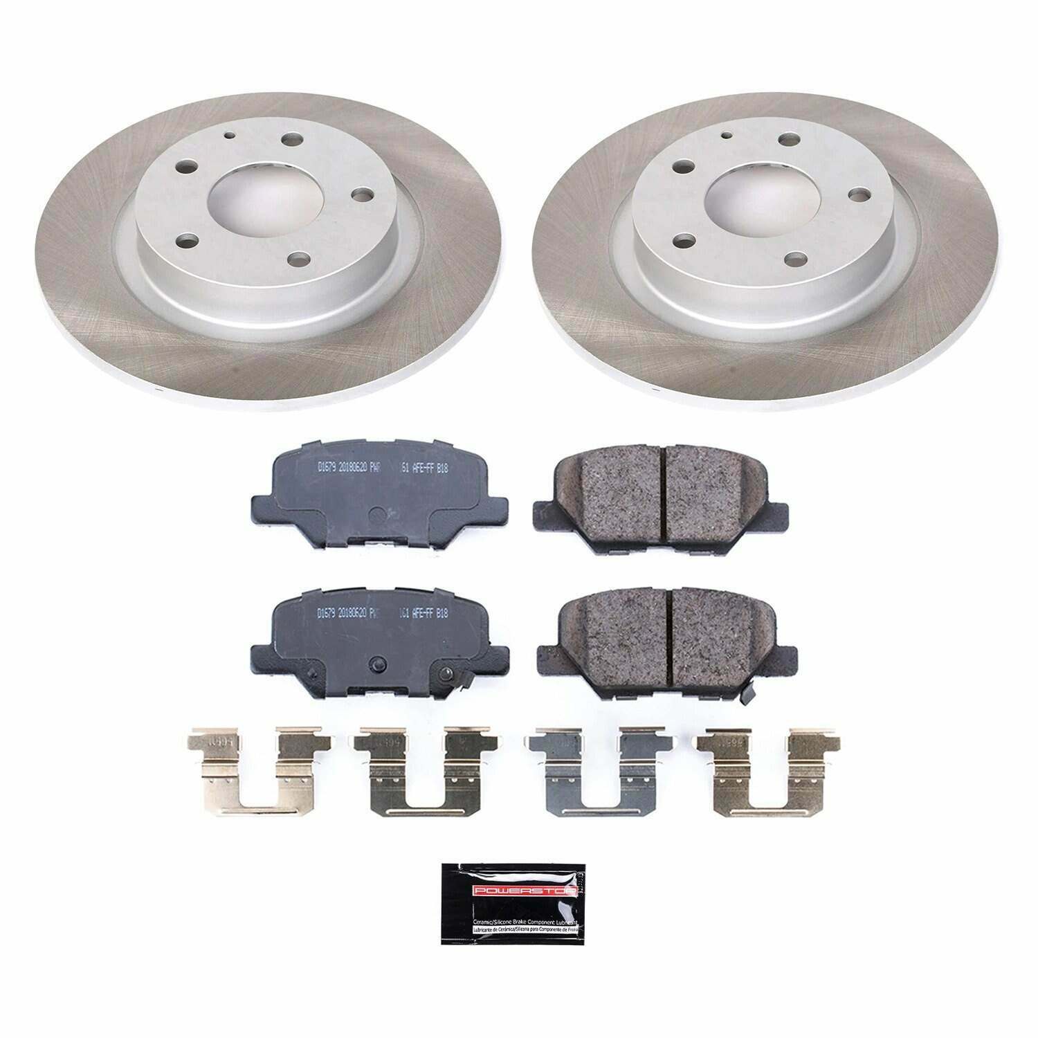 Power Stop 14-15 Mazda 6 Rear Semi-Coated Rotor Kit - SC6969