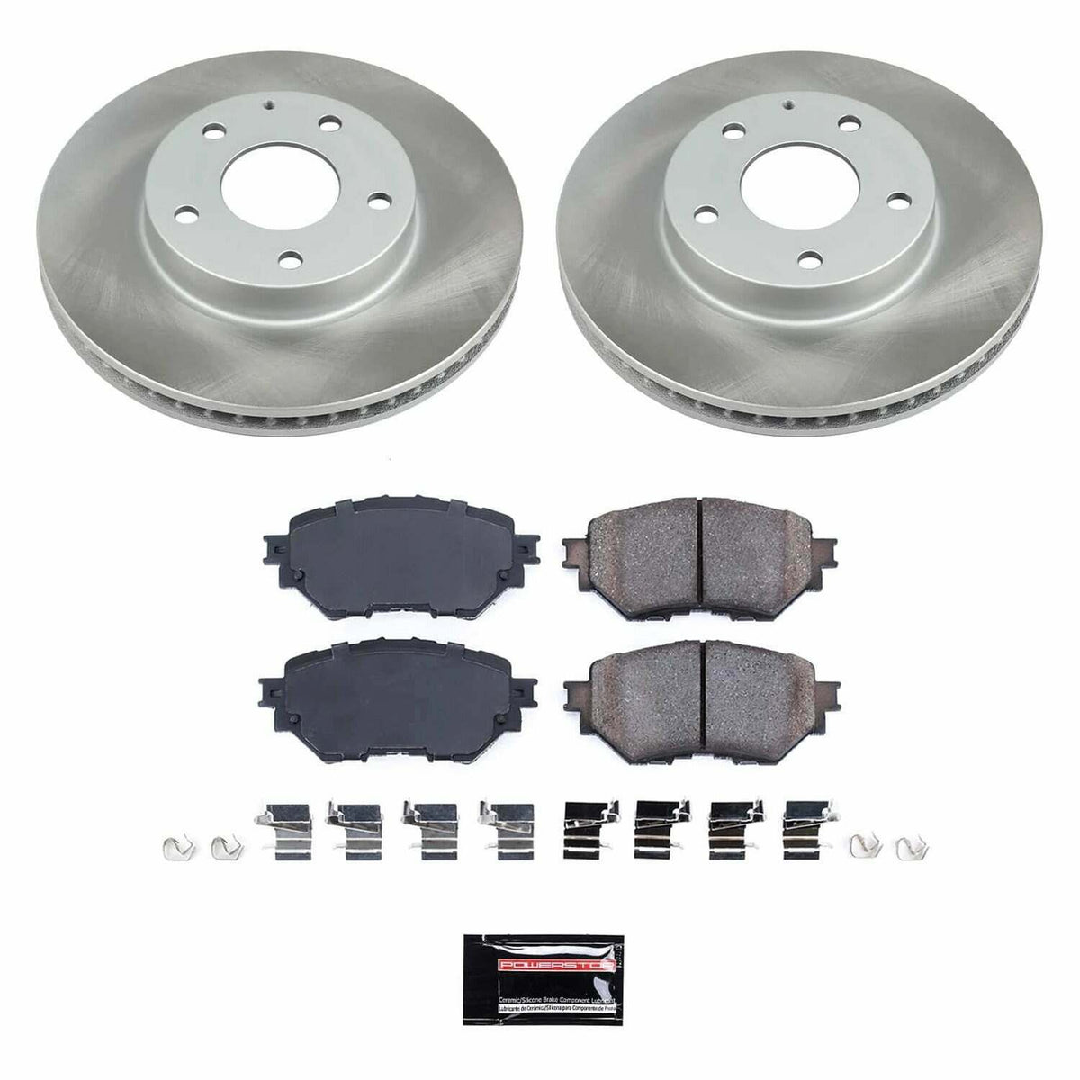 Power Stop 14-16 Mazda 3 Front Semi-Coated Rotor Kit - SC6975