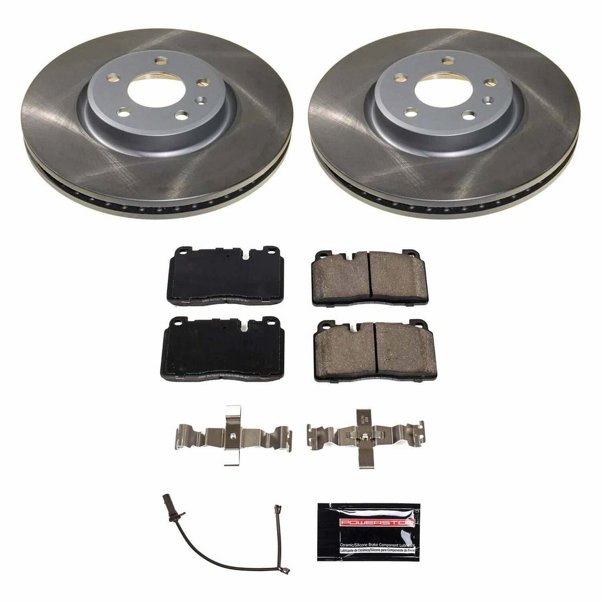 Power Stop 2013 Audi Q5 Front Semi-Coated Rotor Kit - SC7072