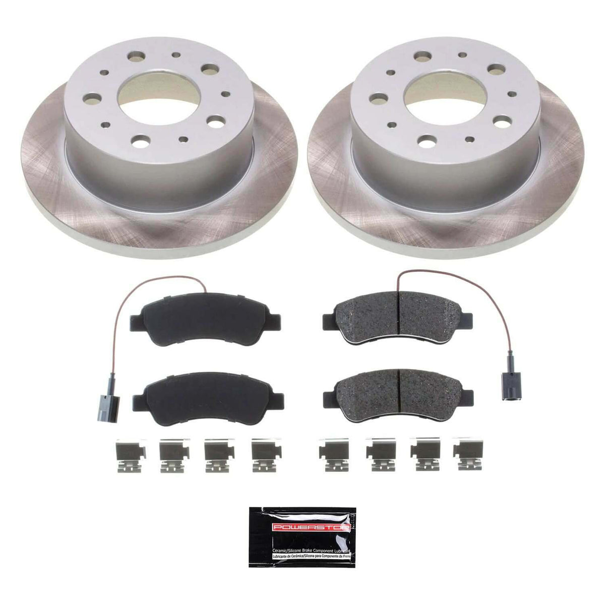 Power Stop 14-21 Ram ProMaster 3500 Rear Semi-Coated Rotor Kit - SC7310
