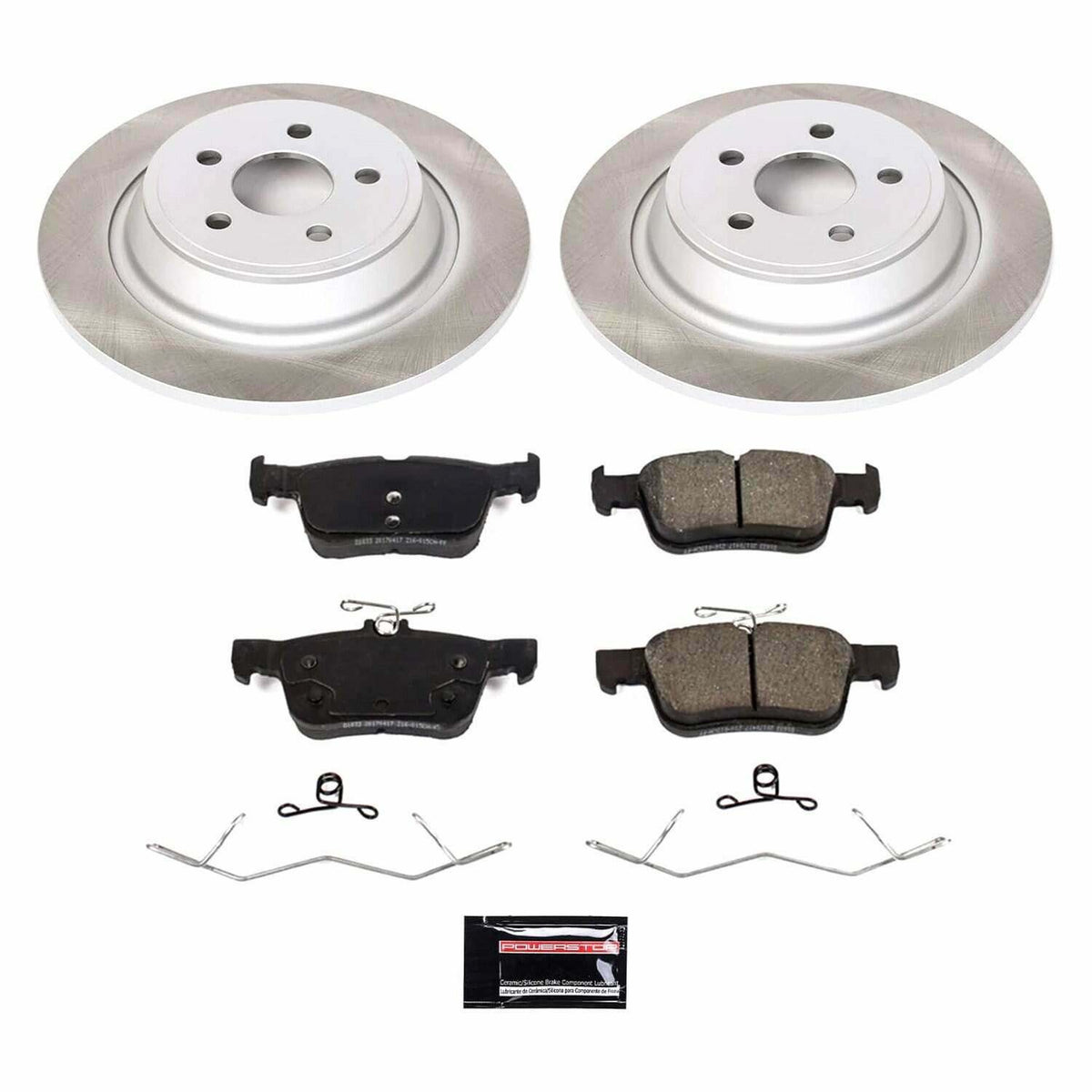 Power Stop 19-22 Lincoln Nautilus Rear Semi-Coated Rotor Kit - SC7417