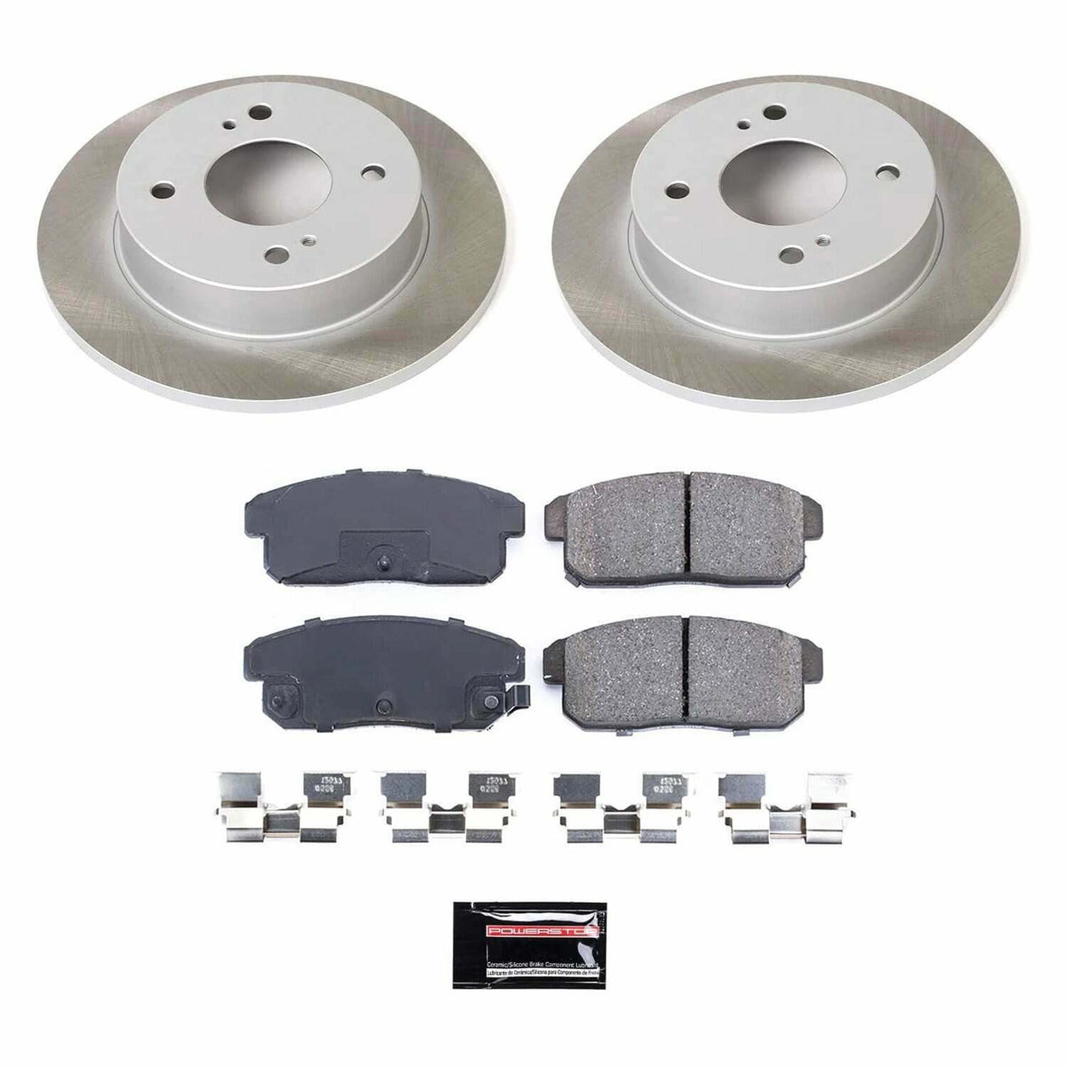 Power Stop 01-06 Nissan Sentra Rear Semi-Coated Rotor Kit - SC741