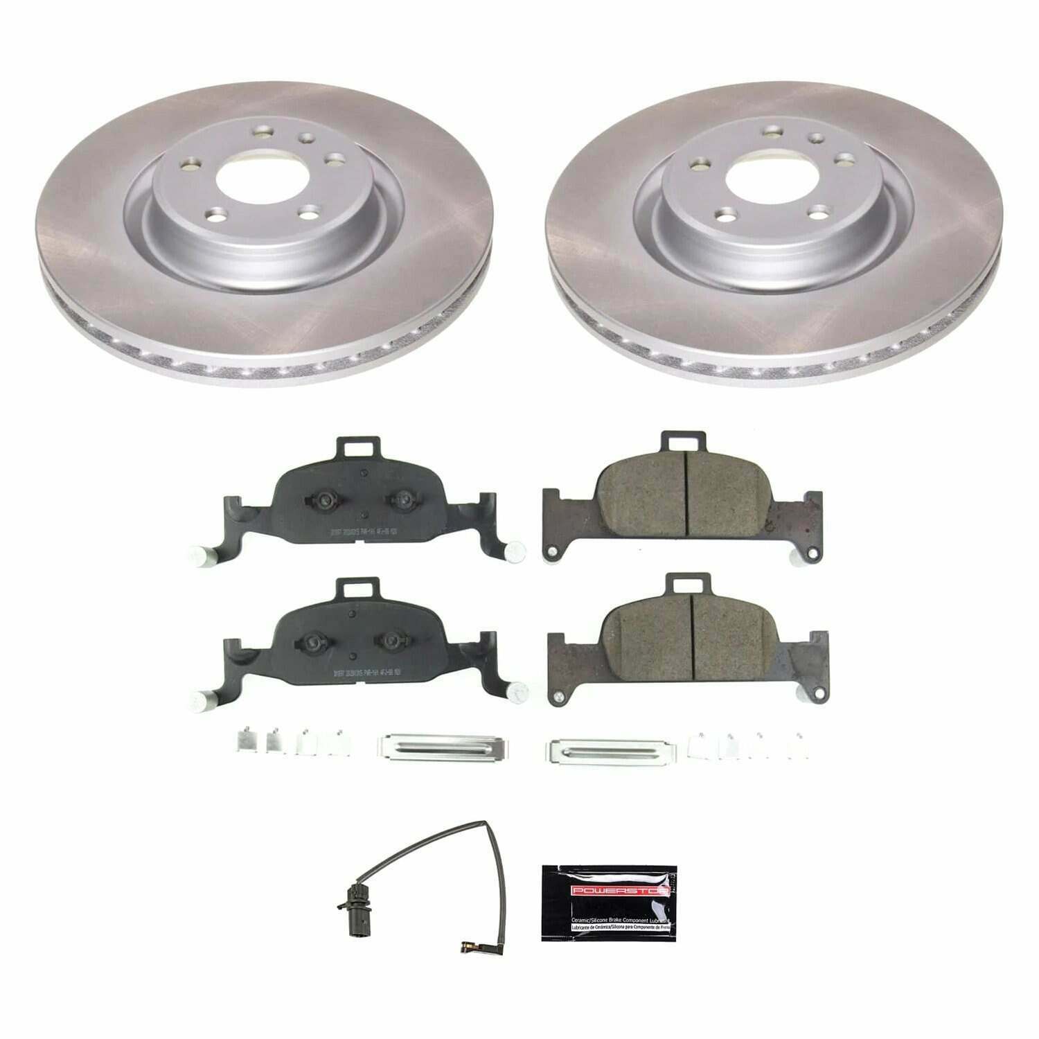 Power Stop 2018 Audi Q5 Front Semi-Coated Rotor Kit - SC7648