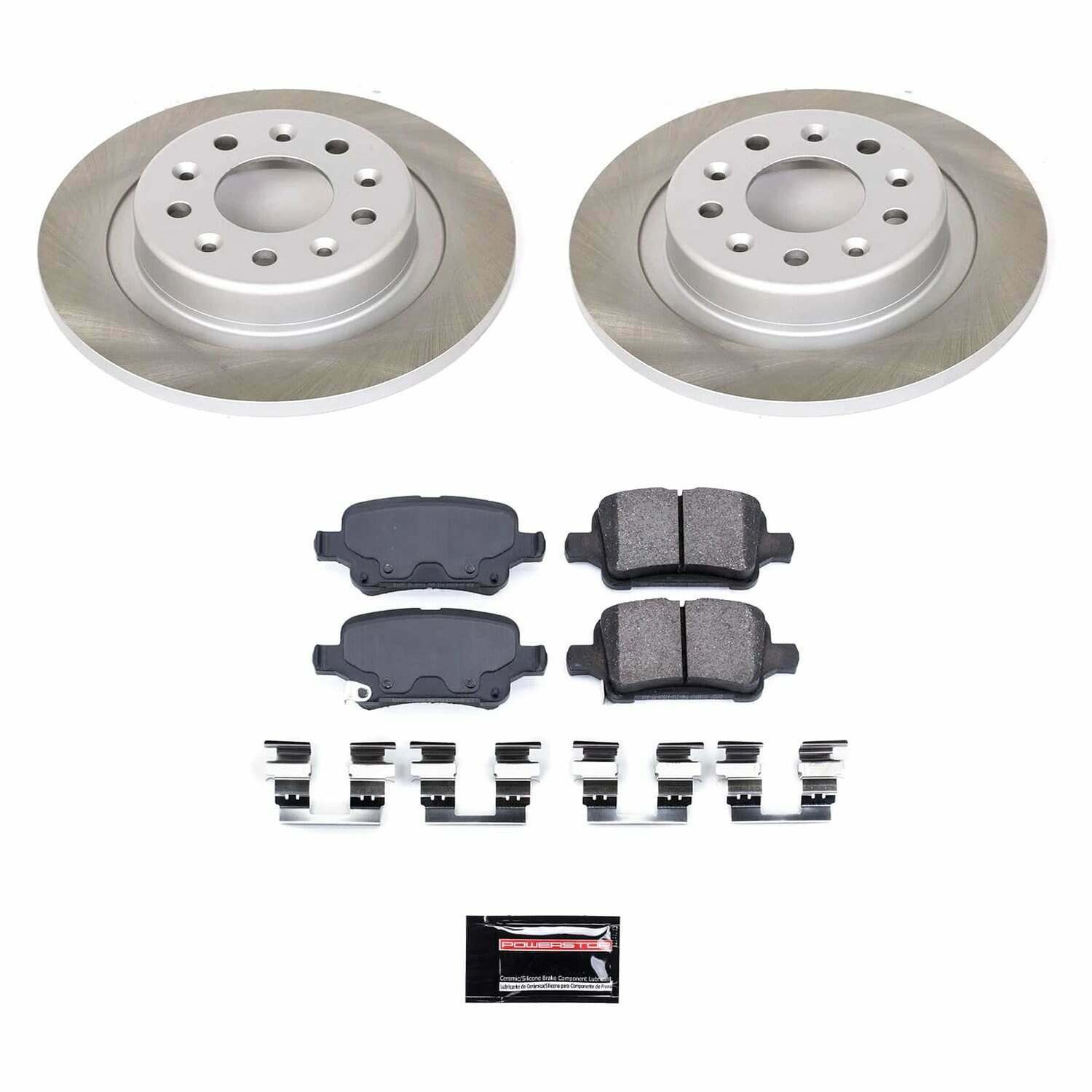 Power Stop 18-20 GMC Terrain Rear Semi-Coated Rotor Kit - SC7717