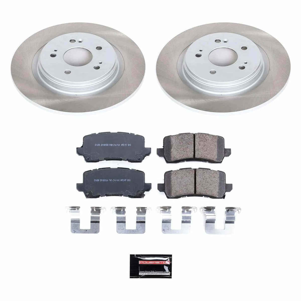 Power Stop 18-20 Honda Odyssey Rear Semi-Coated Rotor Kit - SC7903