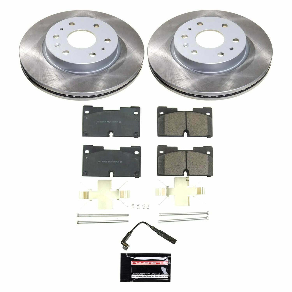 Power Stop 21-23 GMC Yukon XL Front Semi-Coated Rotor Kit - SC8172