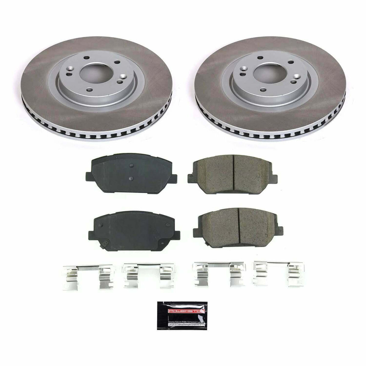 Power Stop 19-20 Hyundai Santa Fe Front Semi-Coated Rotor Kit - SC8309