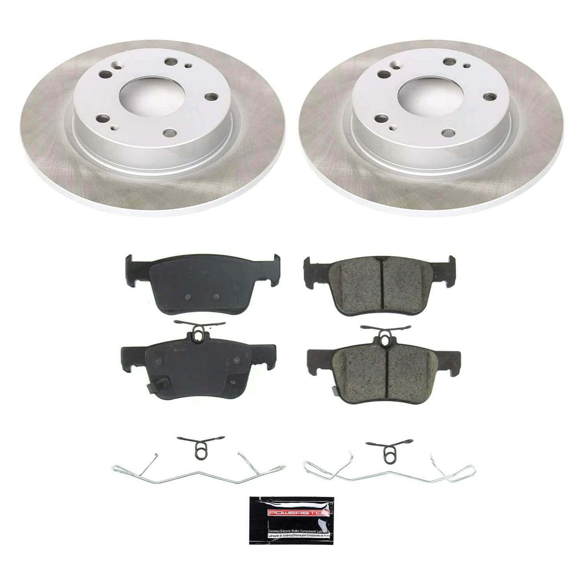 Power Stop 19-22 Honda Insight Rear Semi-Coated Rotor Kit - SC8330