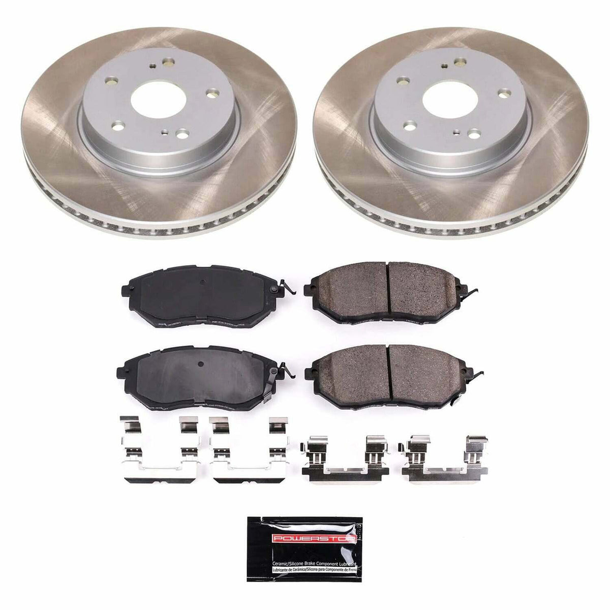 Power Stop 2015 Subaru Legacy Front Semi-Coated Rotor Kit - SC8404
