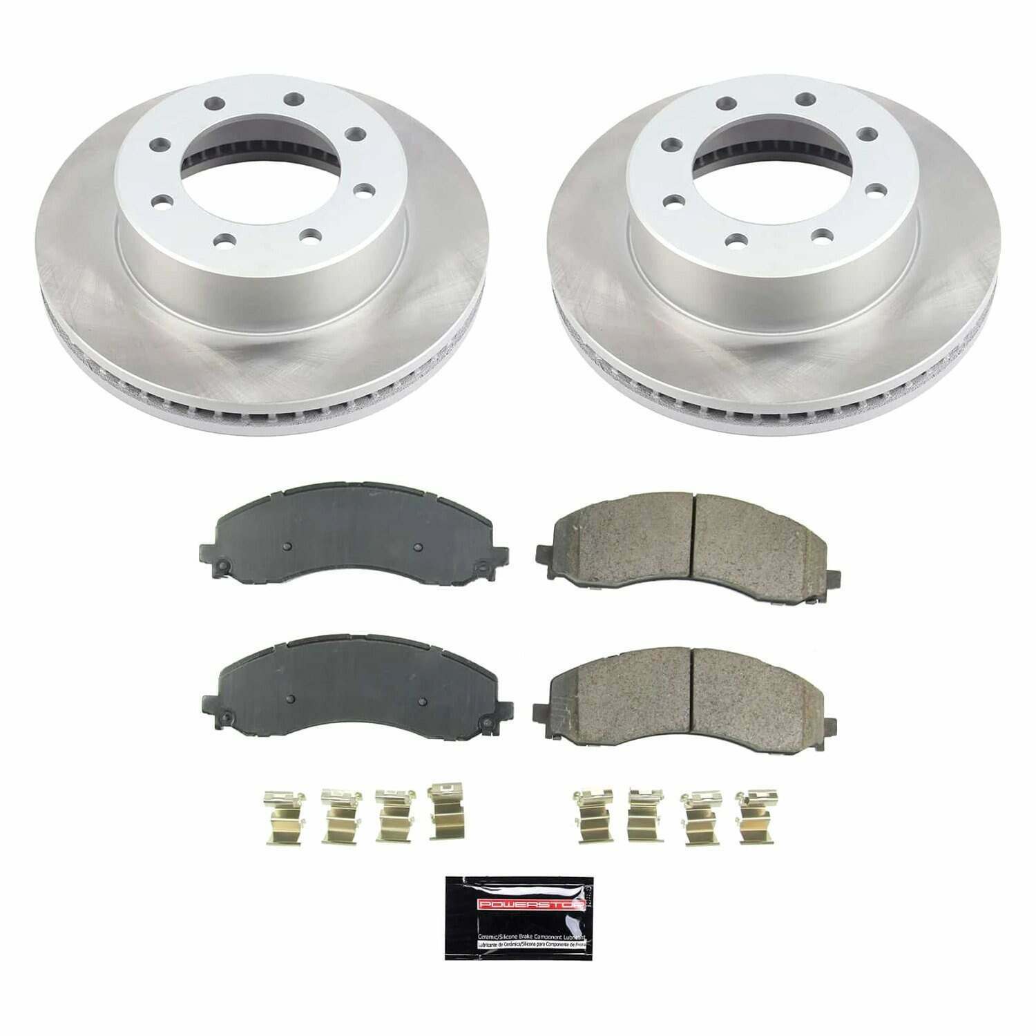 Power Stop 19-22 Ram 3500 Front Semi-Coated Rotor Kit - SC8478