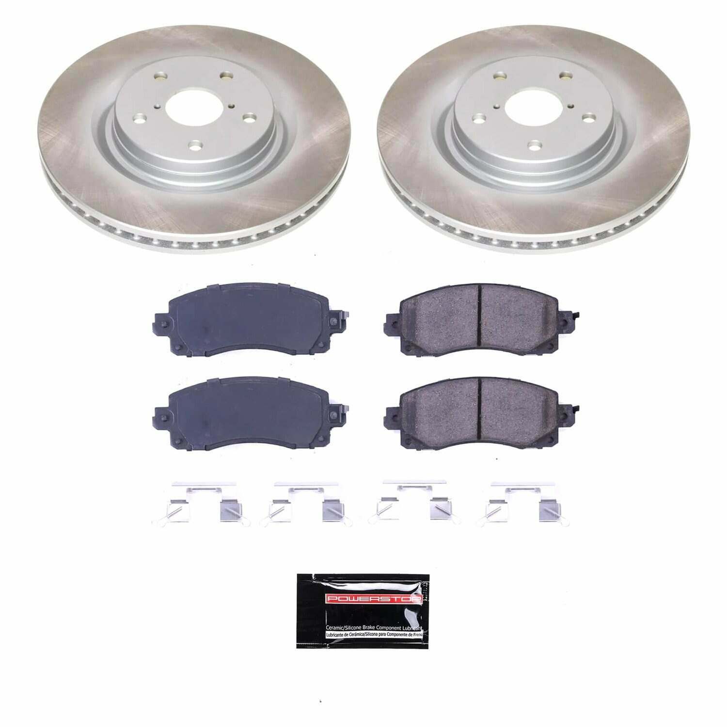Power Stop 19-22 Subaru Forester Front Semi-Coated Rotor Kit - SC8481