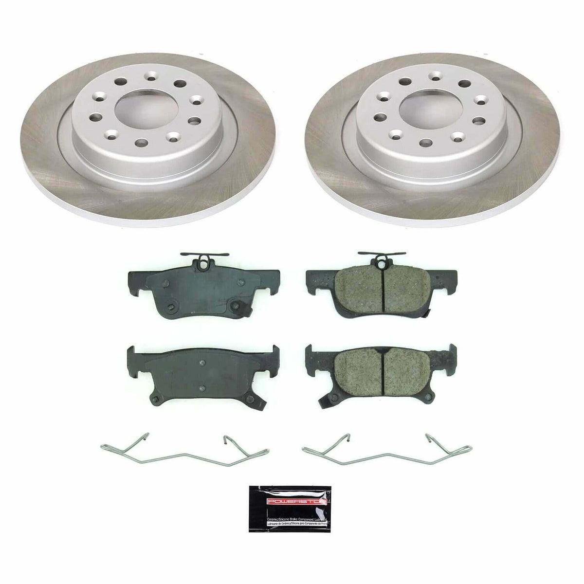 Power Stop 17-18 Buick Envision Rear Semi-Coated Rotor Kit - SC8624