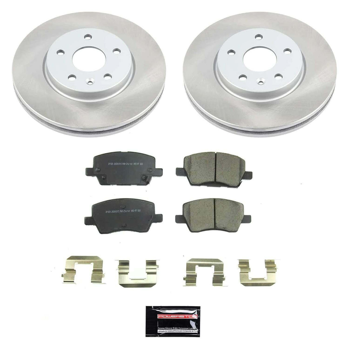 Power Stop 18-20 Chevrolet Sonic Front Semi-Coated Rotor Kit - SC8635