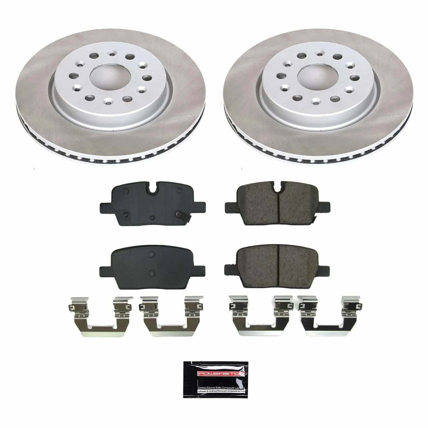 Power Stop 21-22 GMC Acadia Rear Semi-Coated Rotor Kit - SC8683