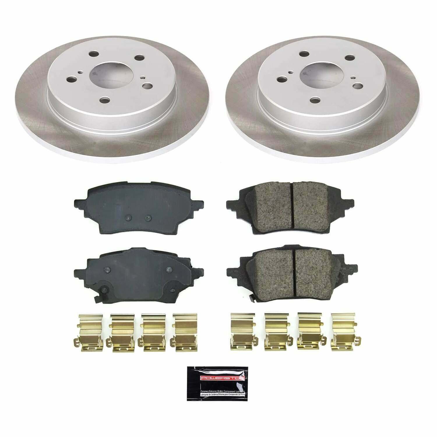 Power Stop 18-19 Toyota C-HR Rear Semi-Coated Rotor Kit - SC8708